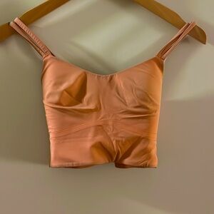 Lululemon Like a Cloud Longline Bra in Sunny Coral | size 4 | used